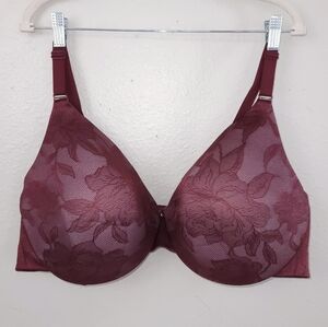 New! CACIQUE Lightly Lined Full Coverage Bra 46DD Floral